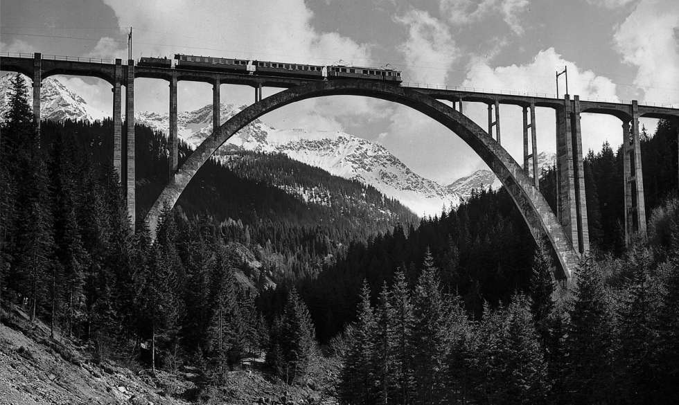 Brücke bei Langwies/Graubünden