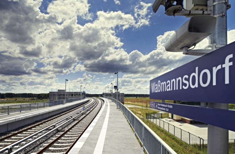Die Bahnanbindung an den Flughafen BER wurde durch STRABAG Rail termingerecht realisiert